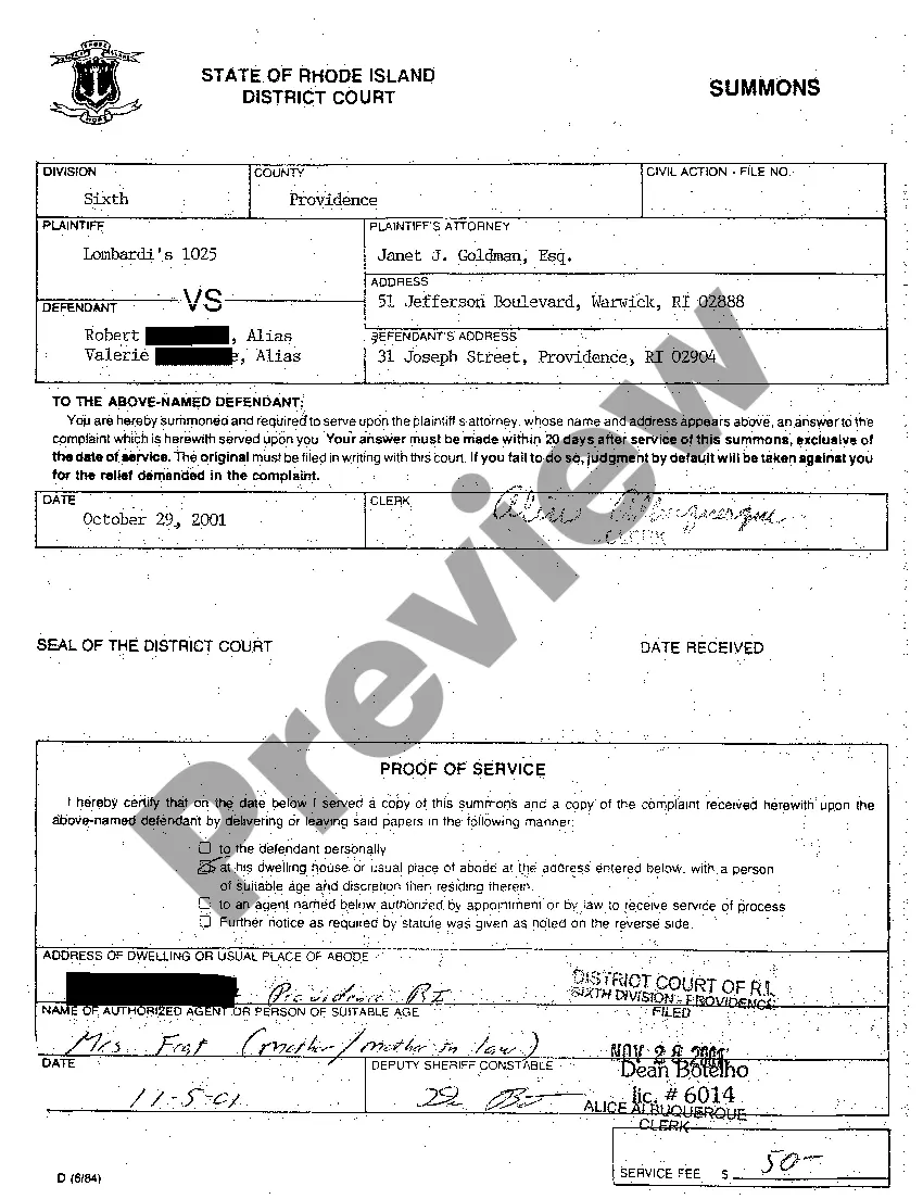 Preview A02 Complaint for Unpaid Goods and Services