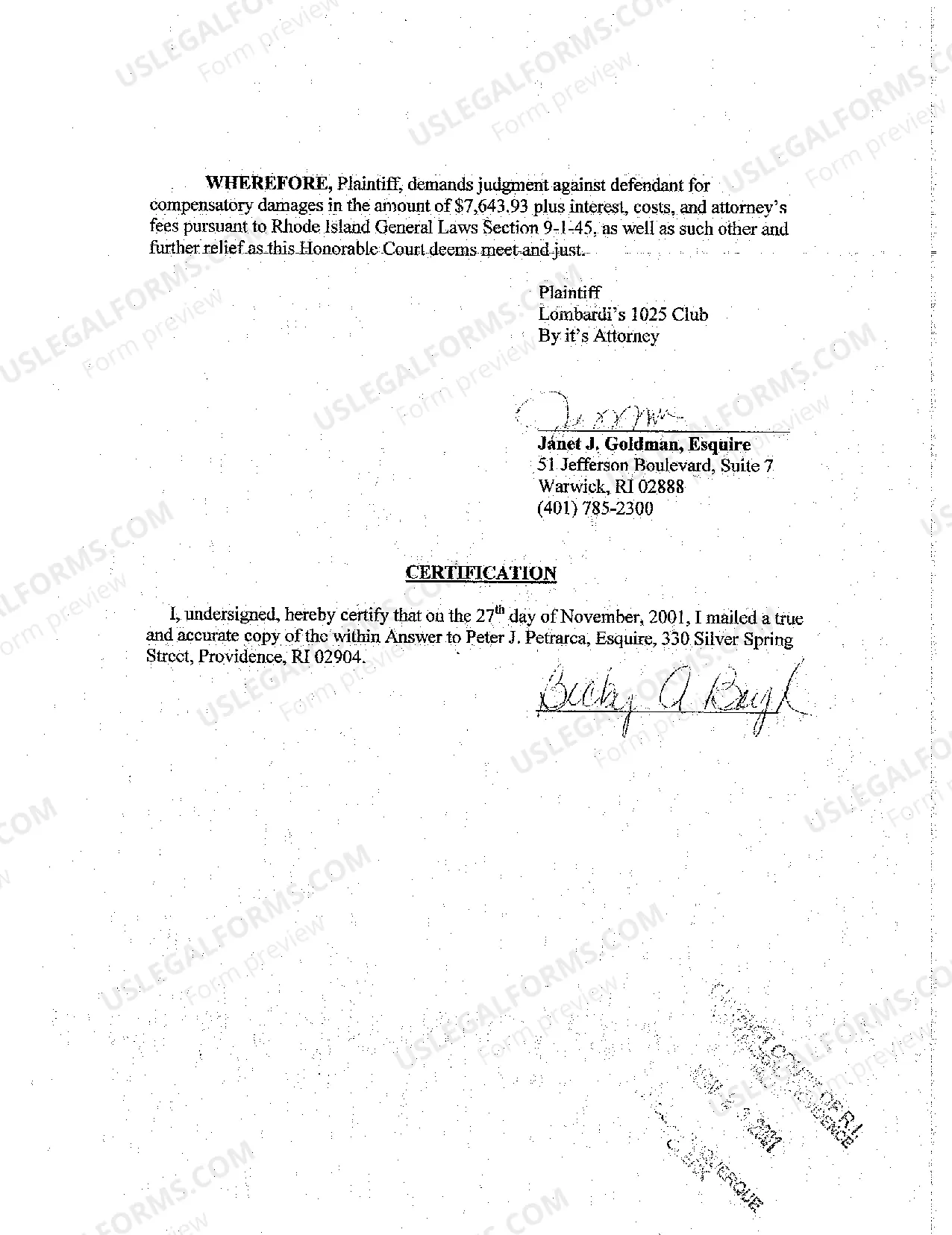 Preview A12 Notice of Trial