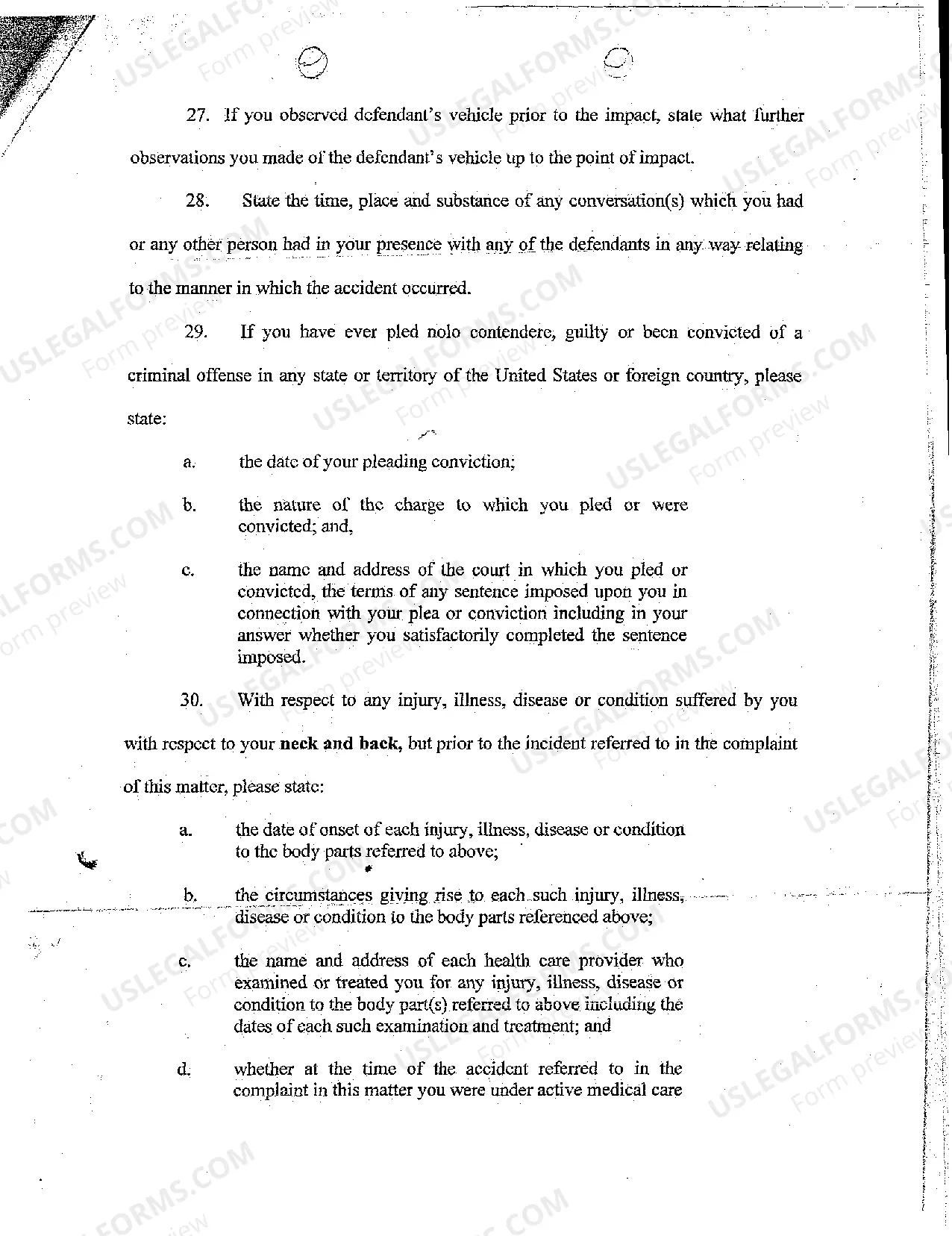 Preview A02 Interrogatories to Plaintiff