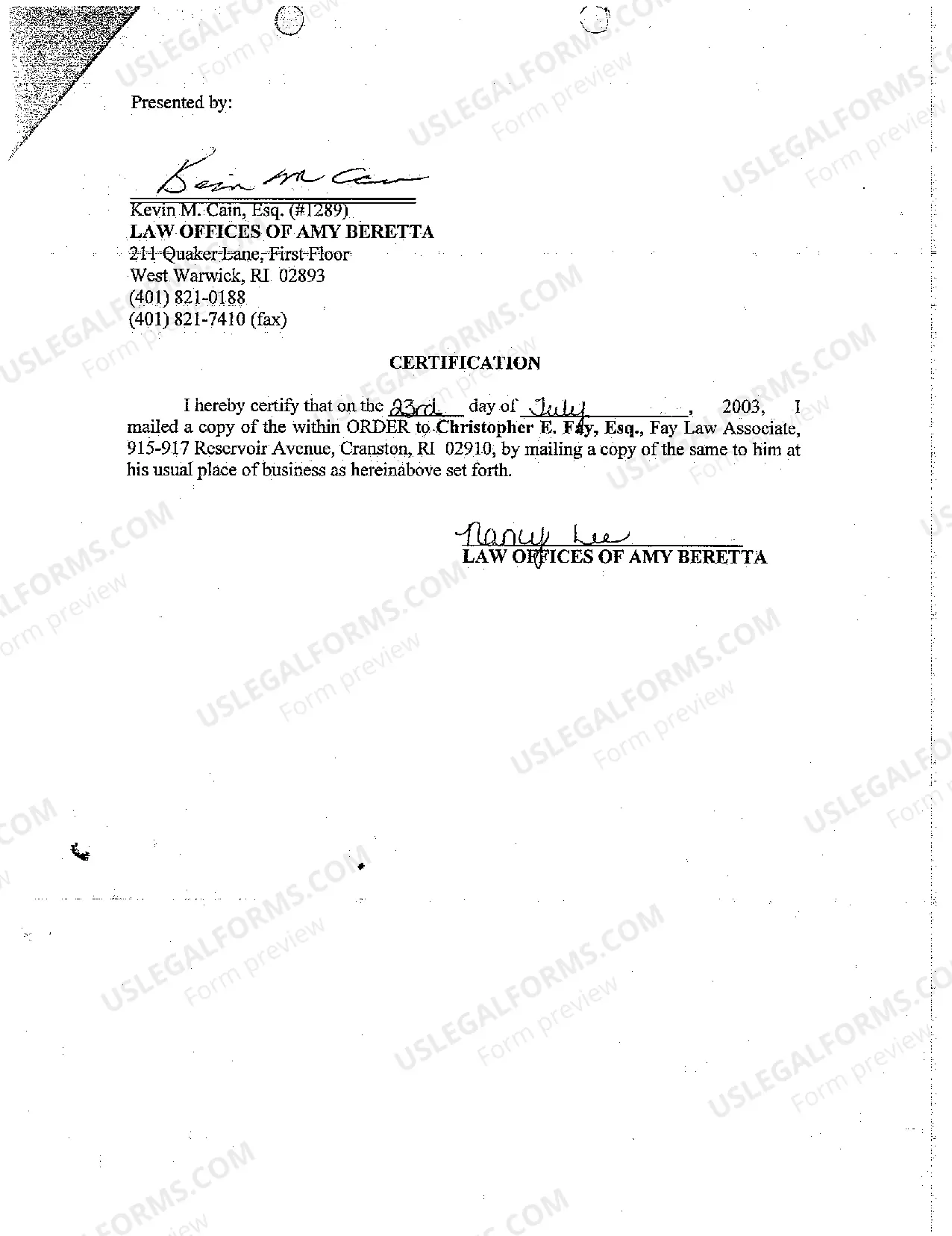 Preview A12 Defendant's Motion for Final Order of Dismissal