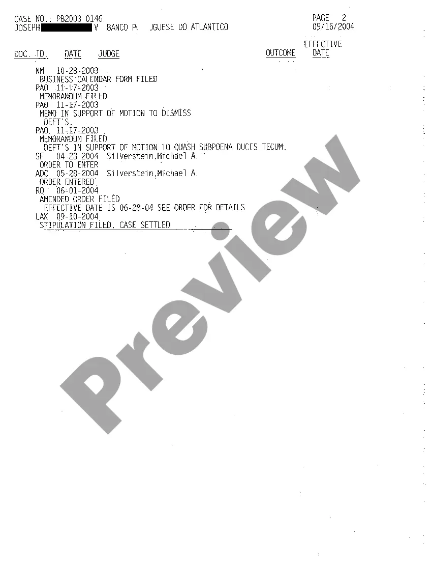 Preview A14 Stipulation of Dismissal with Prejudice