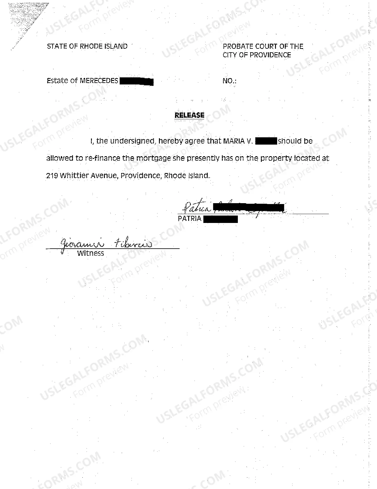 Preview A02 Release Allowing Refinancing of Mortgage