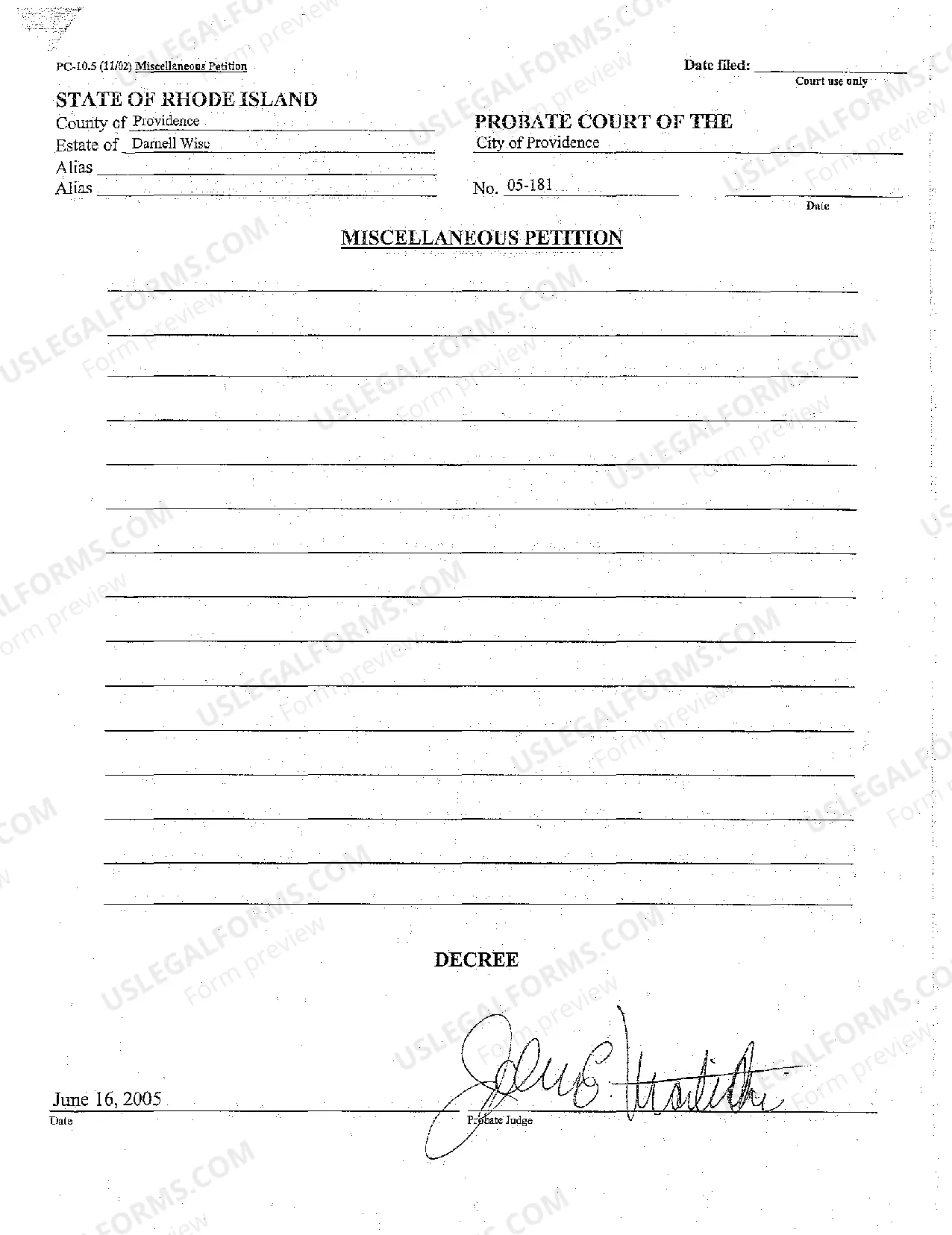 Preview A02 Motion to Compromise Claim for Permission to Settle Wrongful Death Action