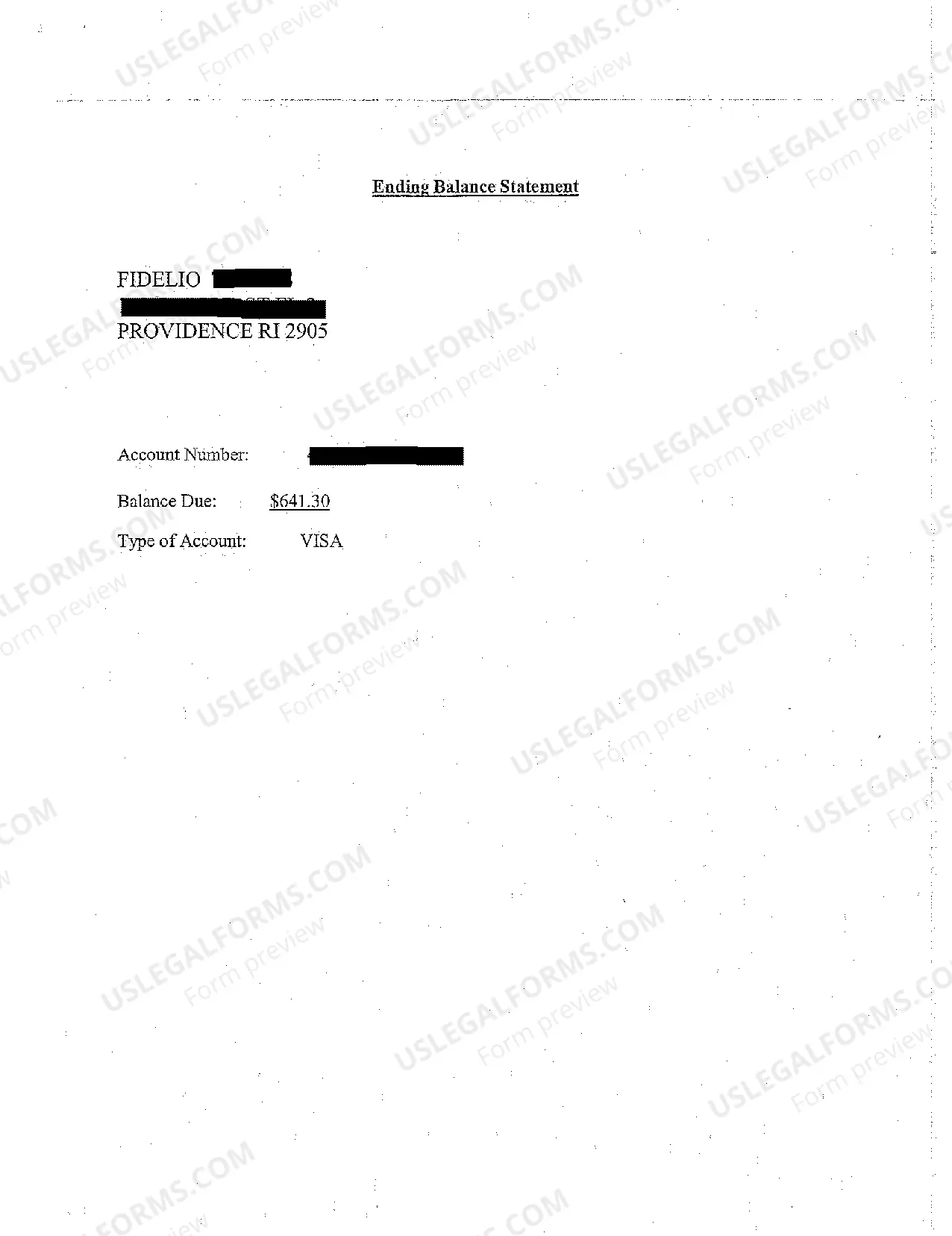 Preview A01 Claim Against Decedent's Estate for Indebtedness