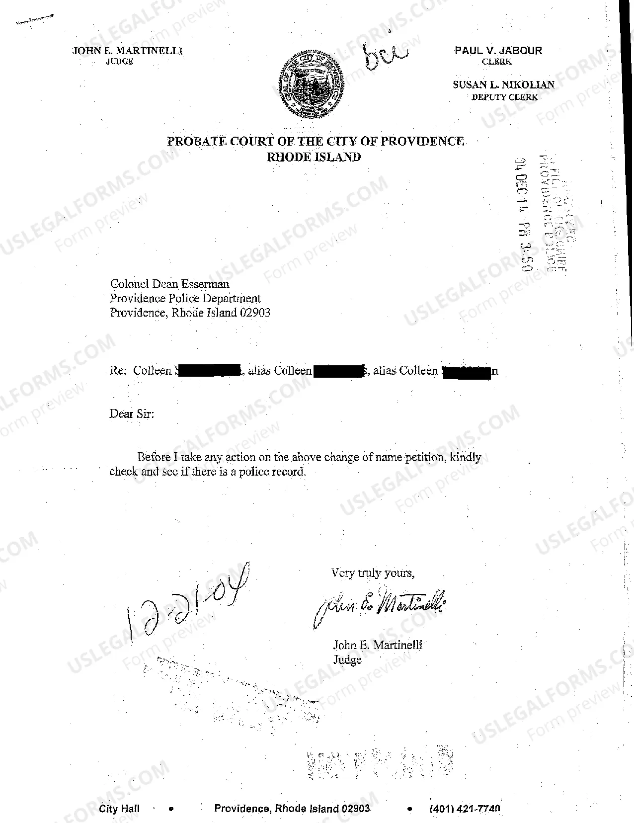 Preview Petition to Change Name of Adult