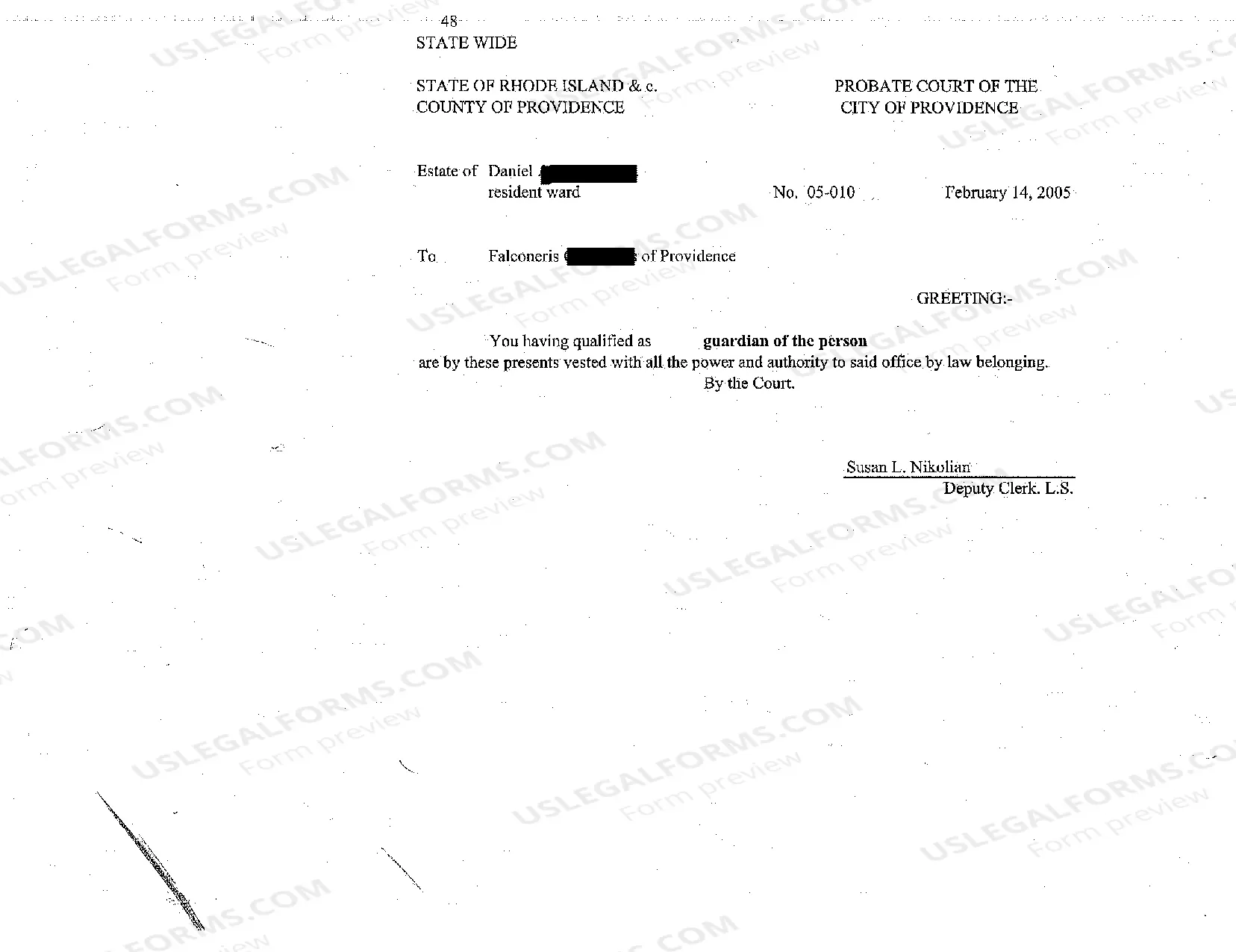 Preview A01 Universal Appointment Bond