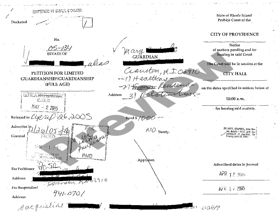 Preview A04 Decree that Proposed Ward Respondent is Incapacitated