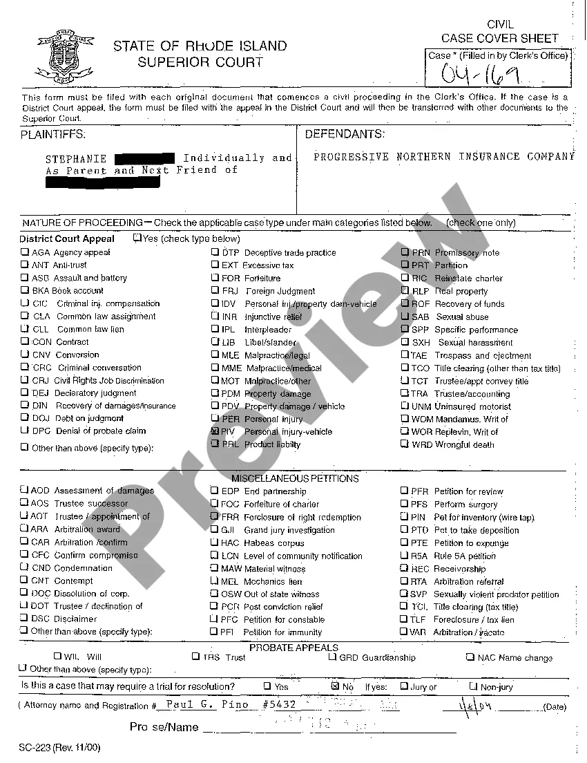 Preview A06 Guardian's Trust Agreement and Order Approving Settlement and Dismissing Case With Prejudice