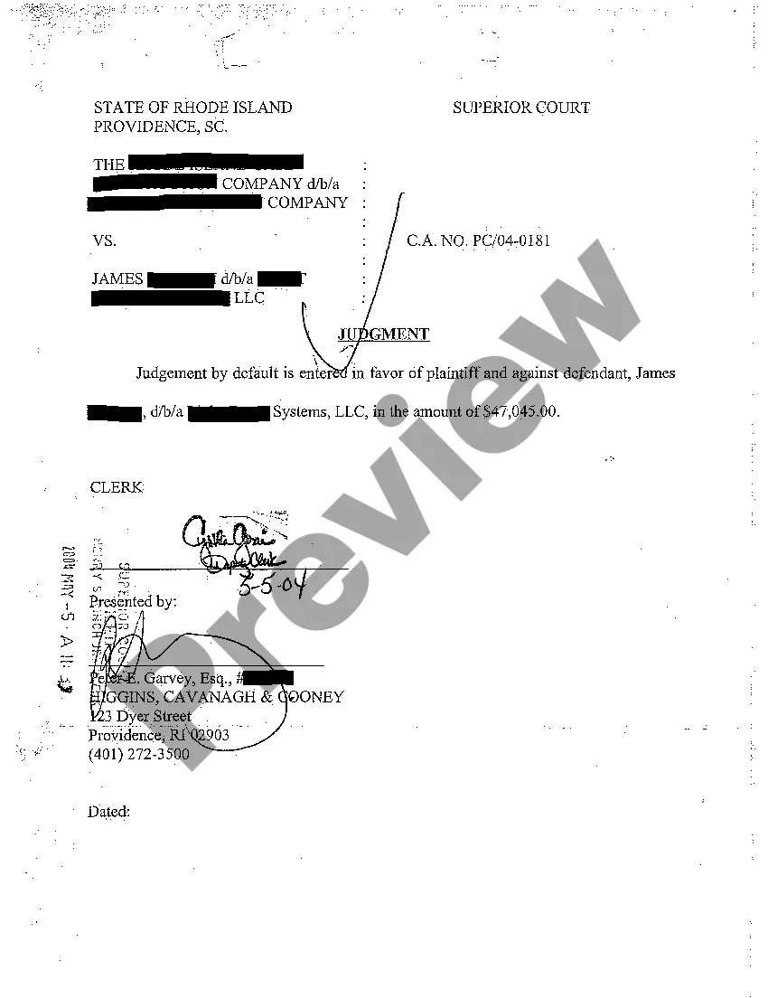 Preview A04 Affidavit of Attorney's Fees and Order of the Court