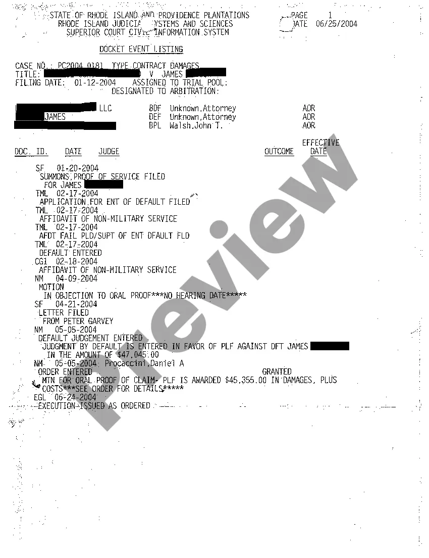 Preview A04 Affidavit of Attorney's Fees and Order of the Court