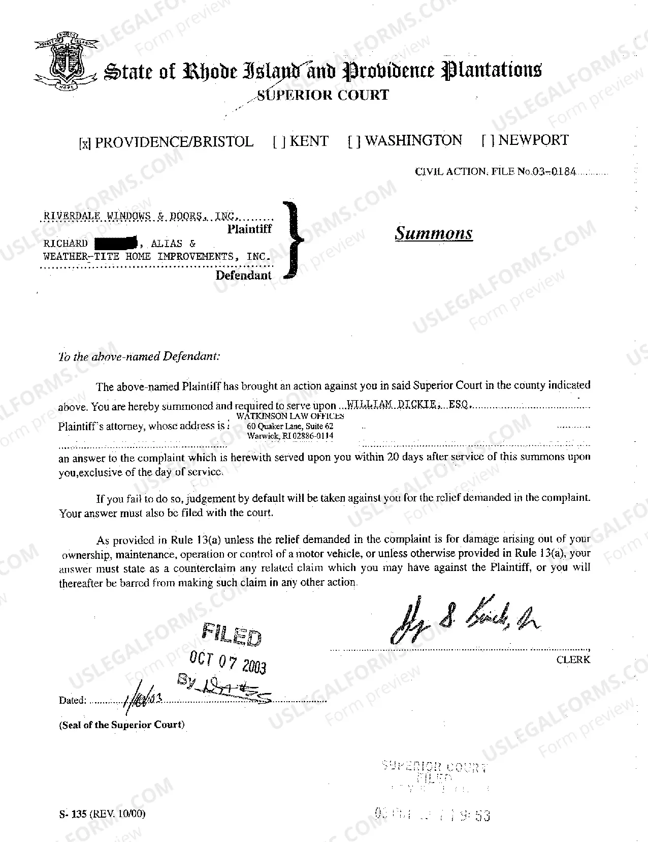 Preview A01 Complaint for Breach of Contract for Sale of Goods