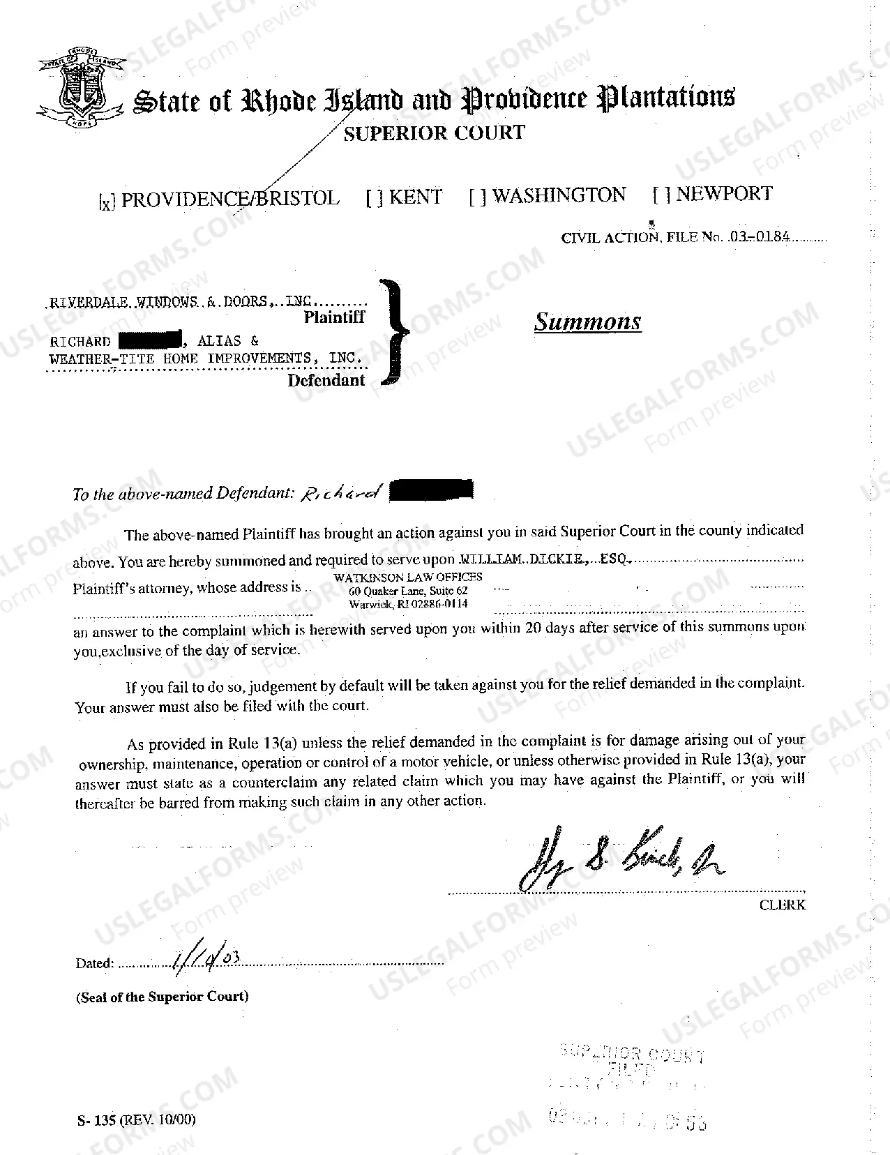 Preview A01 Complaint for Breach of Contract for Sale of Goods