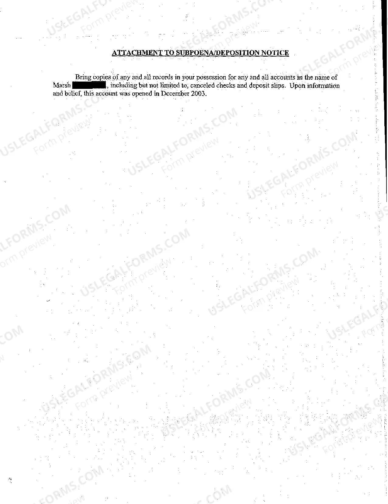 Preview A10 Notice of Deposition