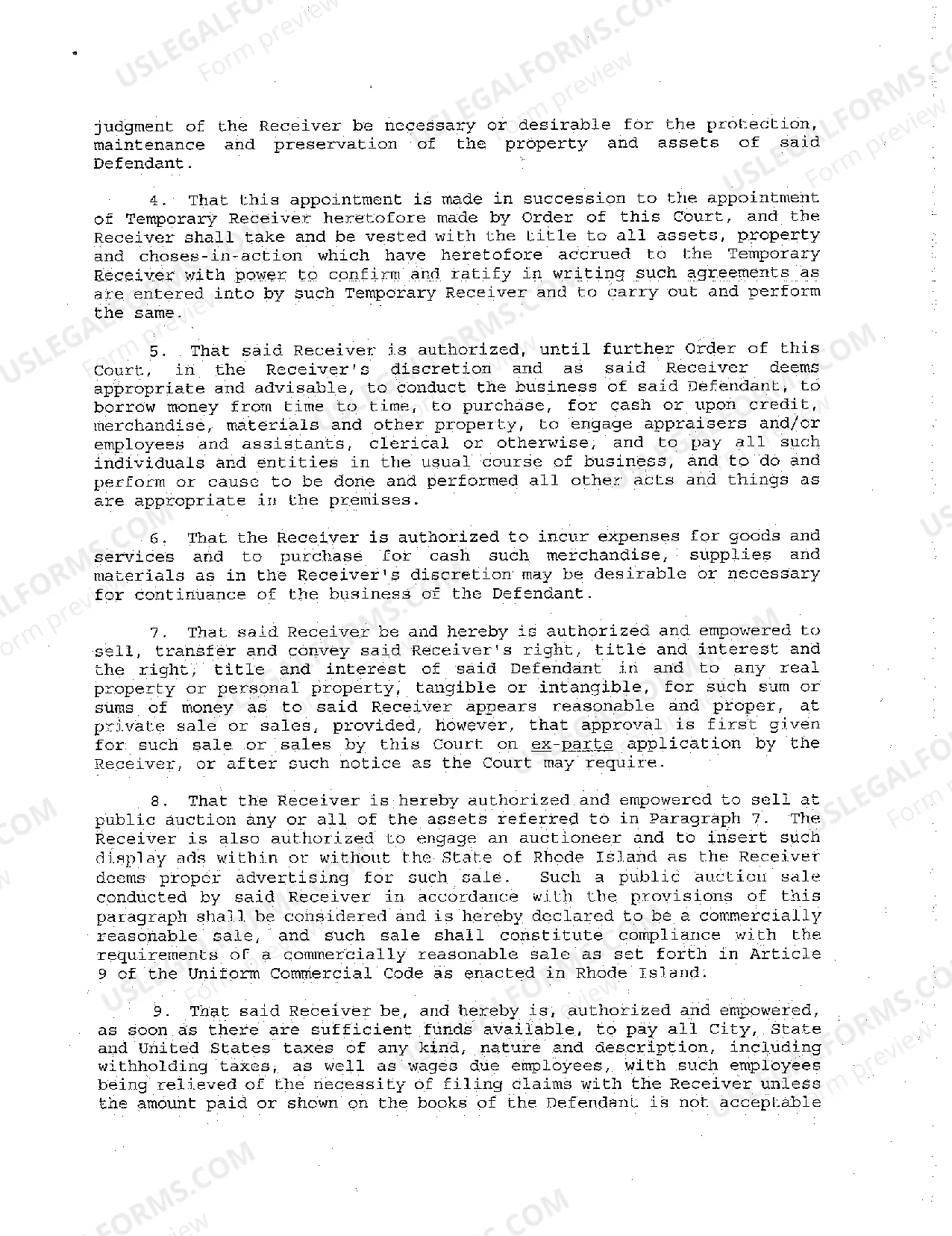 Preview A12 Receivership Notice