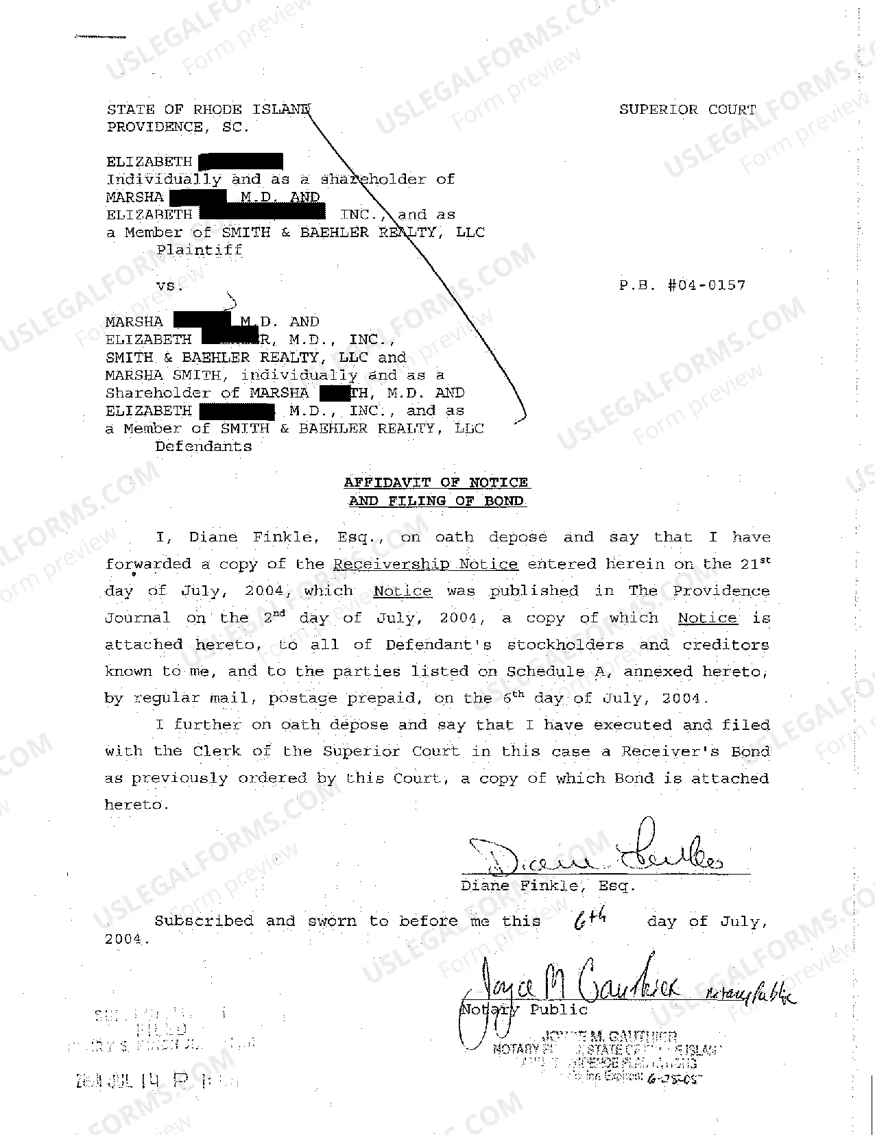 Preview A13 Petition to Place Plaintiff into Receivership