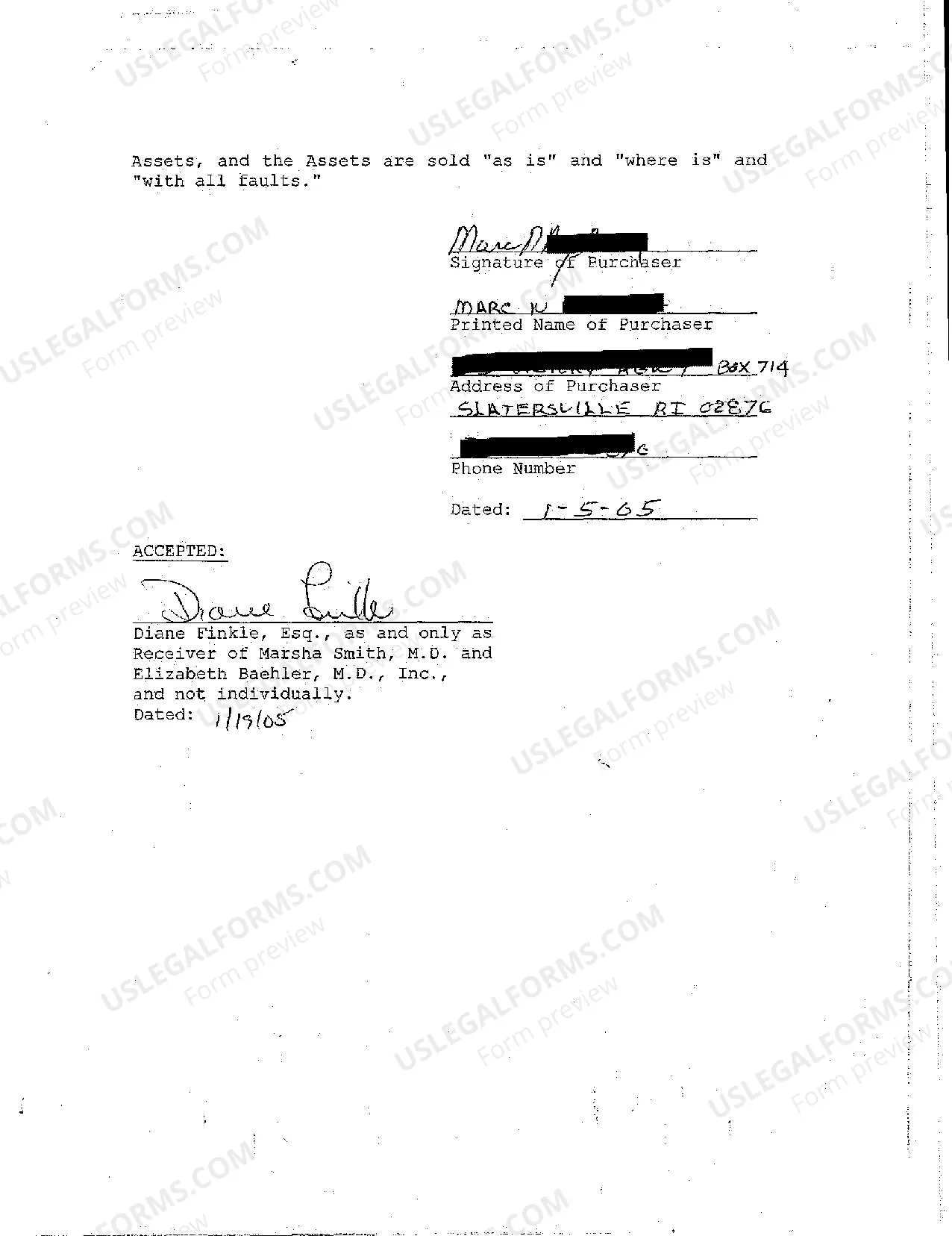 Preview A18 Offer to Purchase