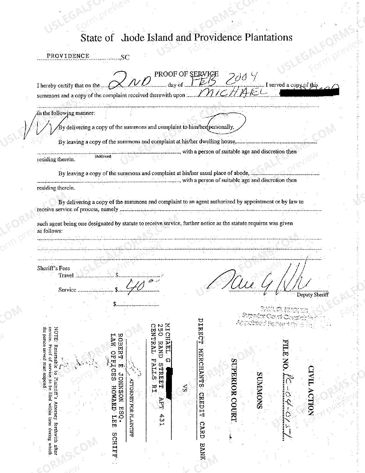 Preview A01 Complaint for Breach of Credit Card Agreement