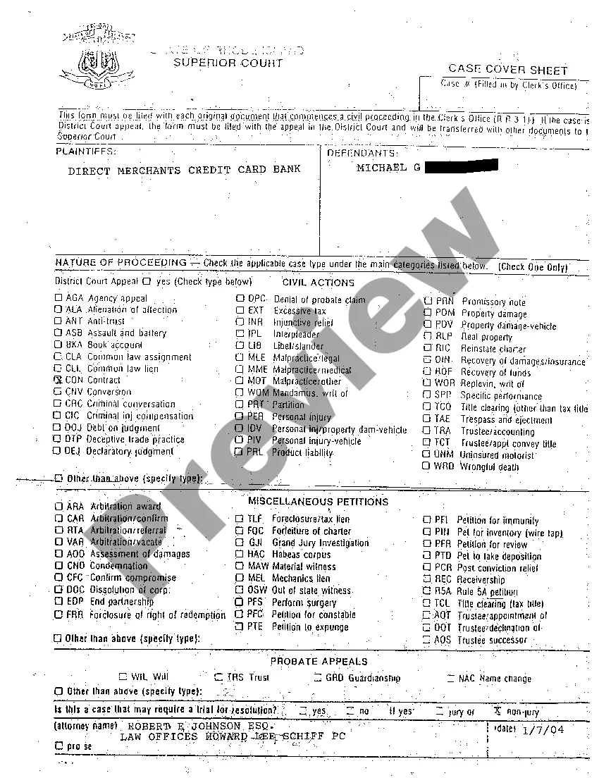 Preview A03 Judgment by Default Upon Application to Clerk