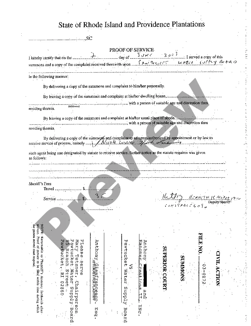Preview A01 Complaint for Damage to Water Pipes by Water Supply Board
