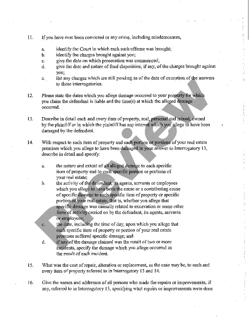 Preview A06 Defendant's Interrogatories Addressed to Plaintiffs