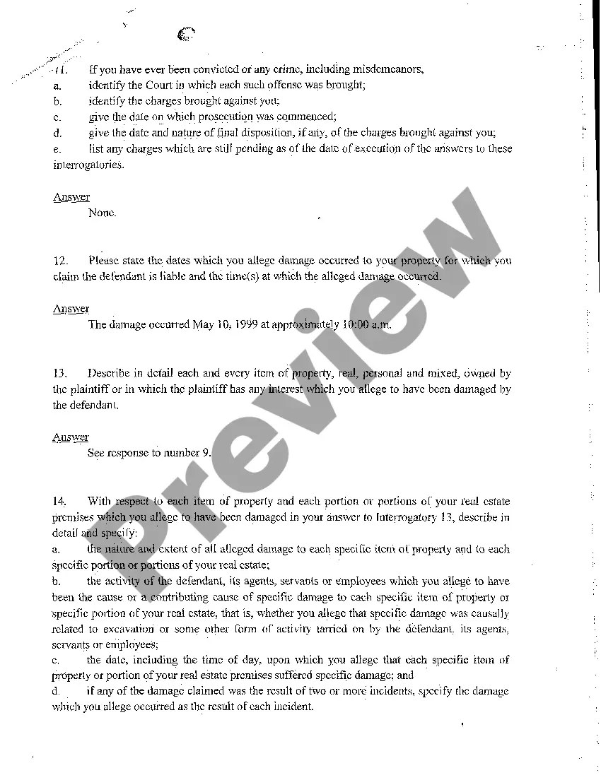 Preview A08 Plaintiff's Answers to Defendant's Interrogatories