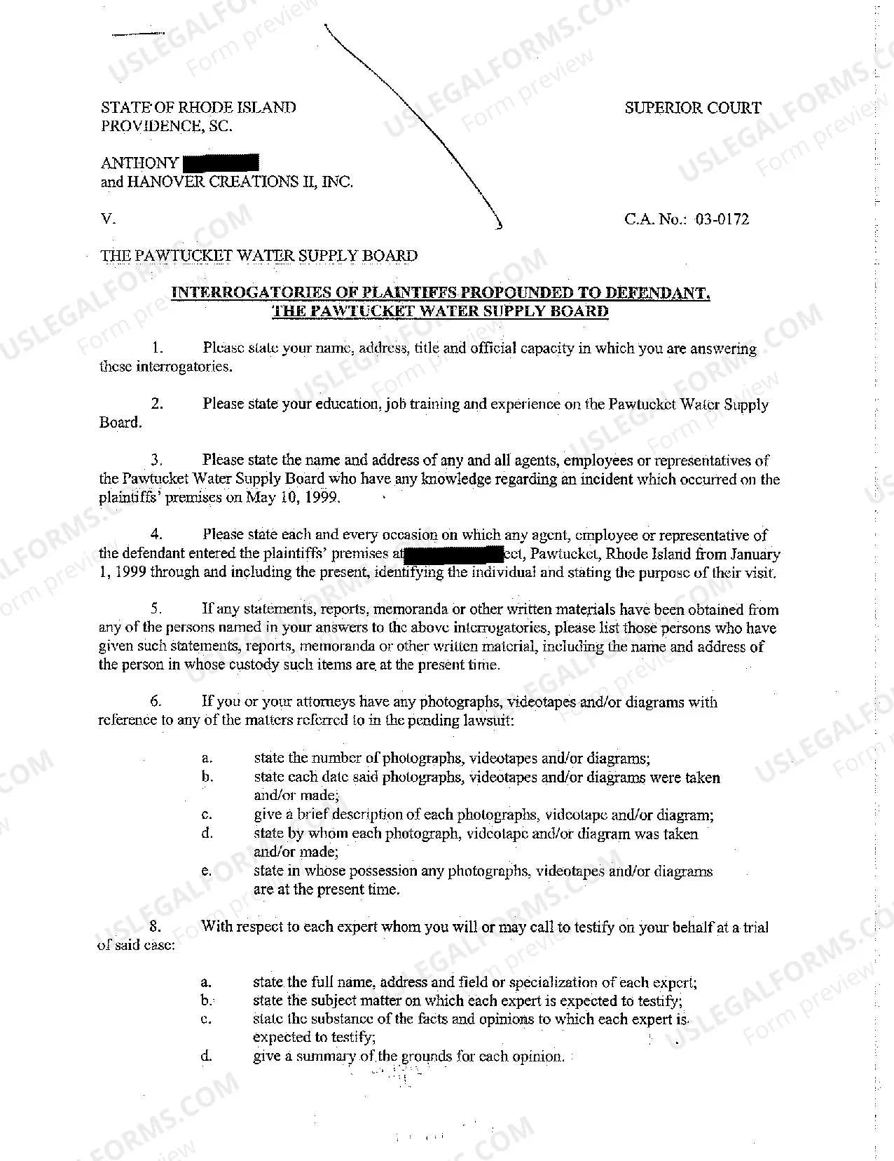 Preview A12 Defendant's Objections to Plaintiff's Interrogatories