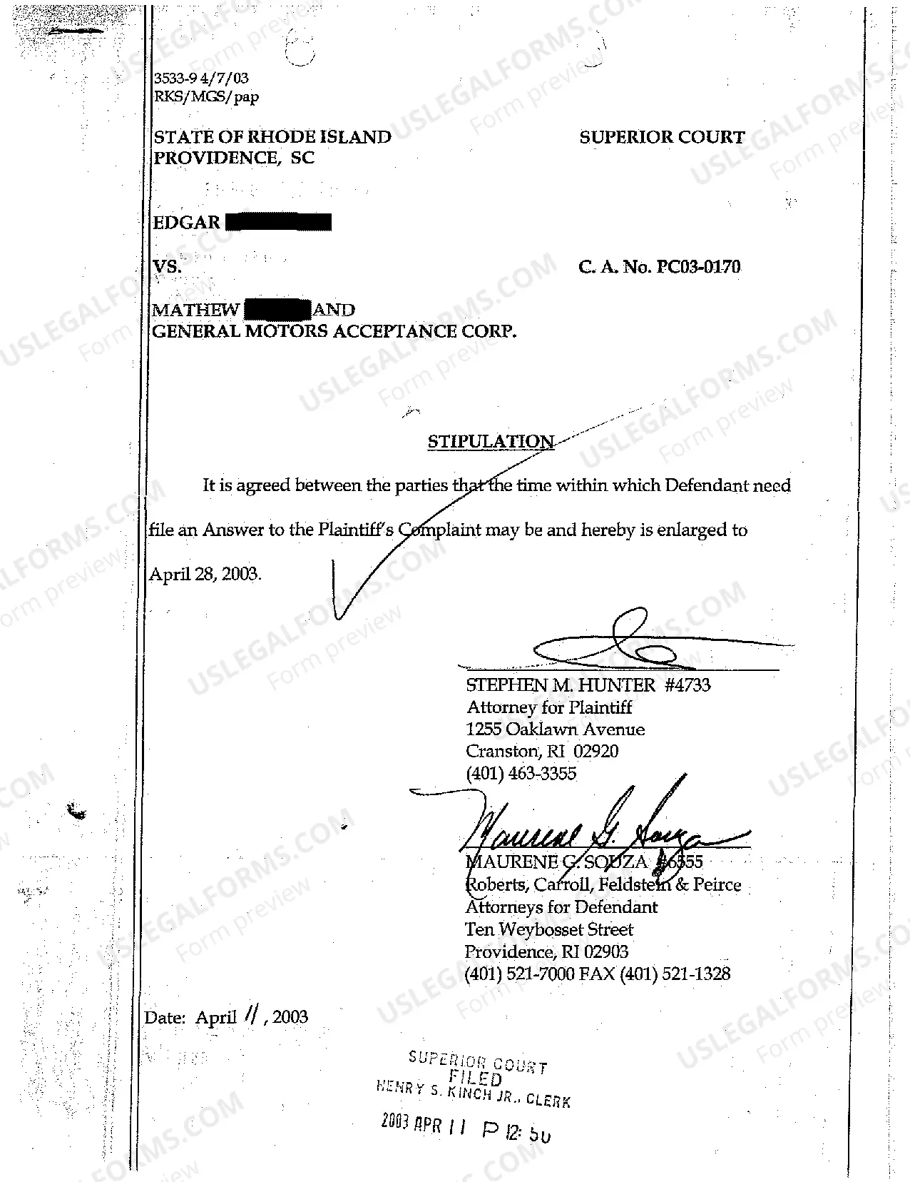 Preview A01 Complaint for Personal Injury to Pedestrian Due to Negligent Operation of Motor Vehicle