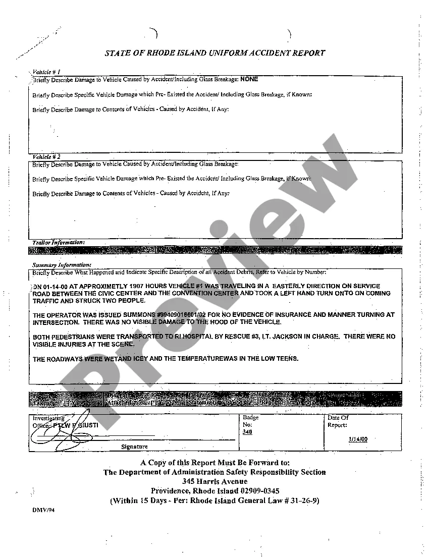 Preview A15 Uniform Accident Report