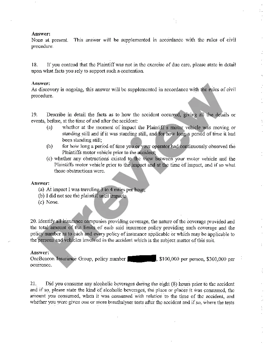 Preview A19 Supplemental Response of Plaintiff to the Defendant's Request for Production