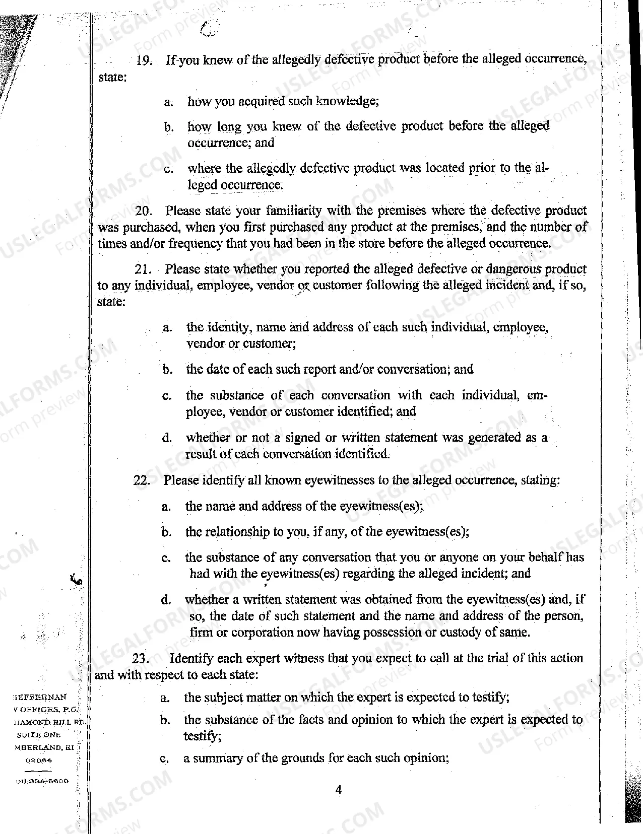 Preview A04 Answer of Defendant