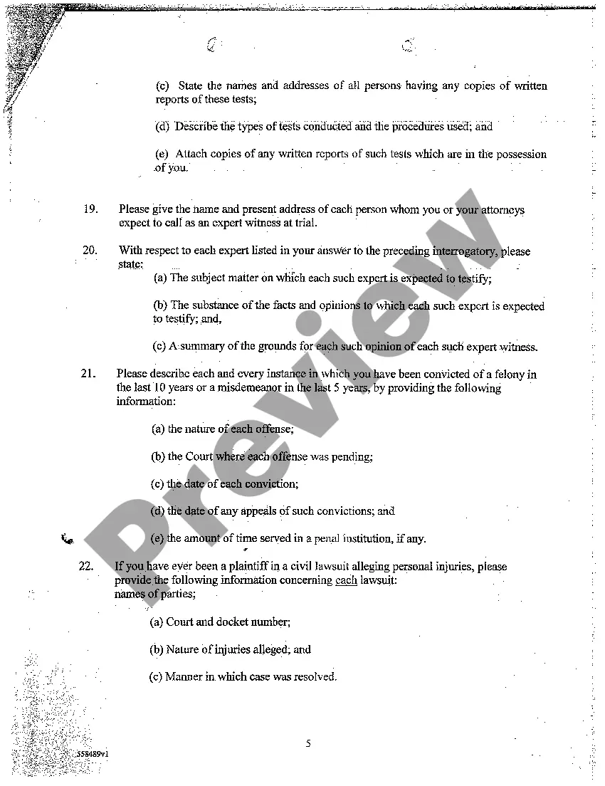 Get A08 Defendant Hershey's Interrogatories Propounded to Plaintiff Preview A08 Defendant Hershey's Interrogatories Propounded to Plaintiff