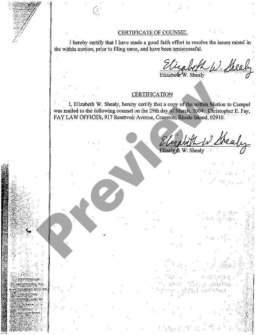 Preview A11 Defendant Candy Store's Motion to Compel Production of Documents from the Plaintiff