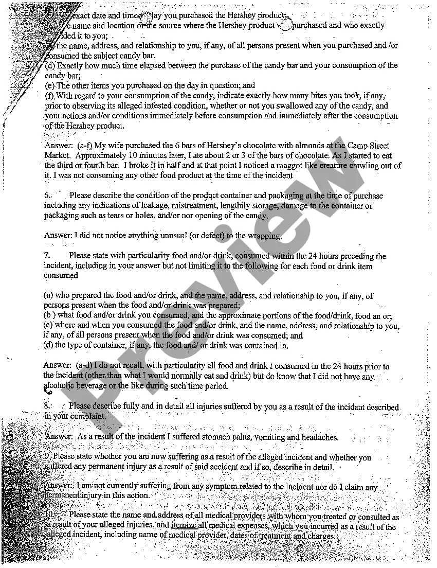 Get A37 Plaintiff's Answers to Defendant Hershey's and Defendant Candy Store's Interrogatories Preview A37 Plaintiff's Answers to Defendant Hershey's and Defendant Candy Store's Interrogatories