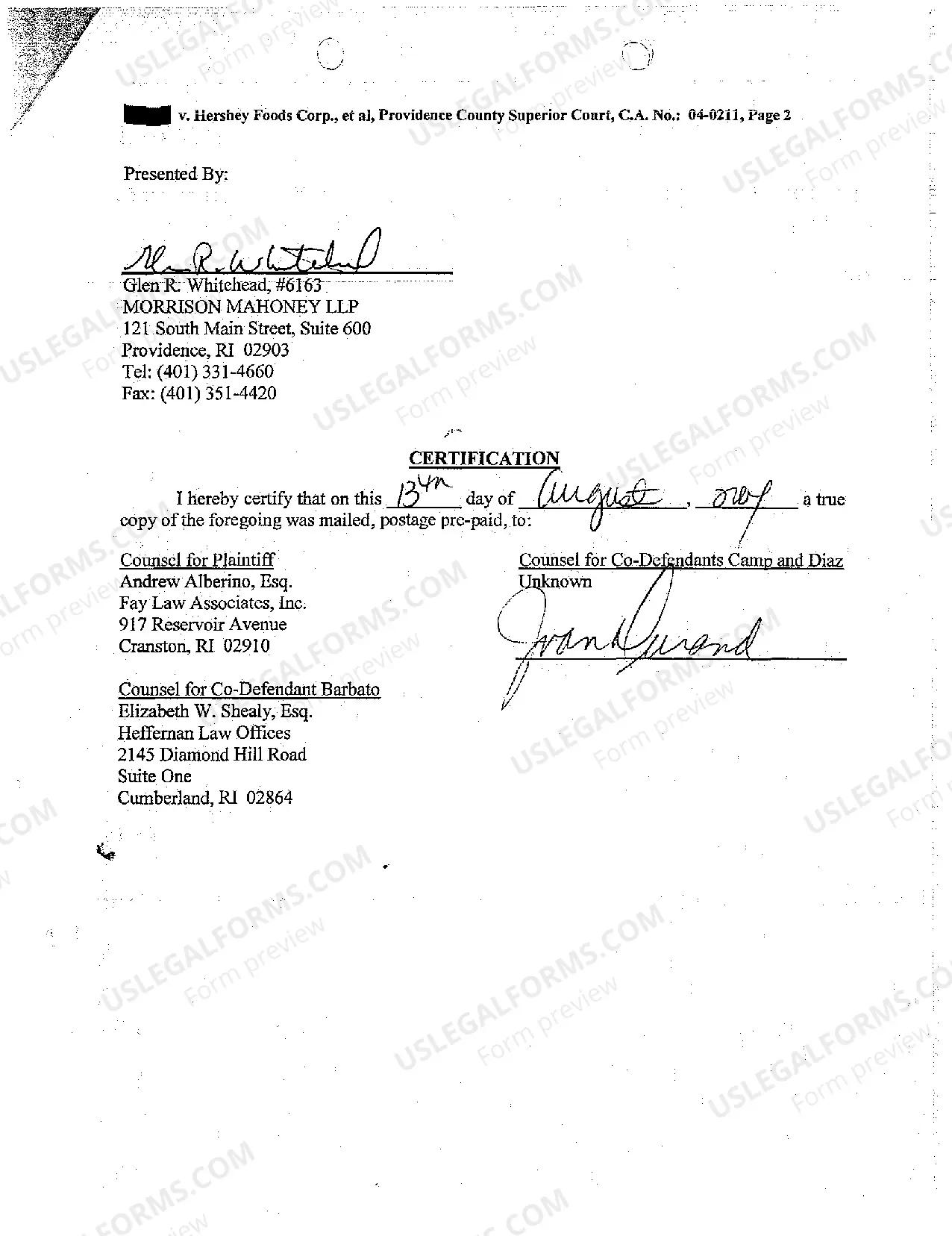 Preview A38 Agreed Order Denying Plaintiff's Motion to Quash