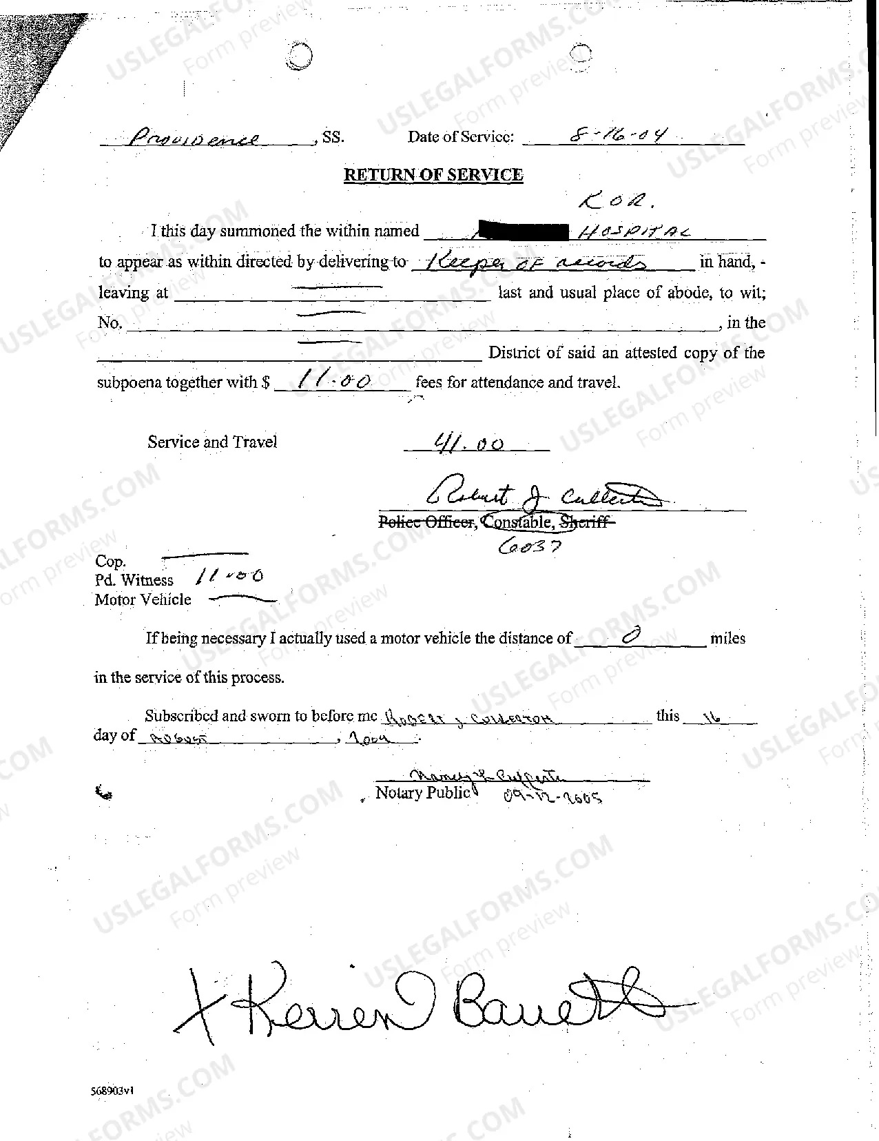 Preview A57 Deposition Subpoena Duces Tecum