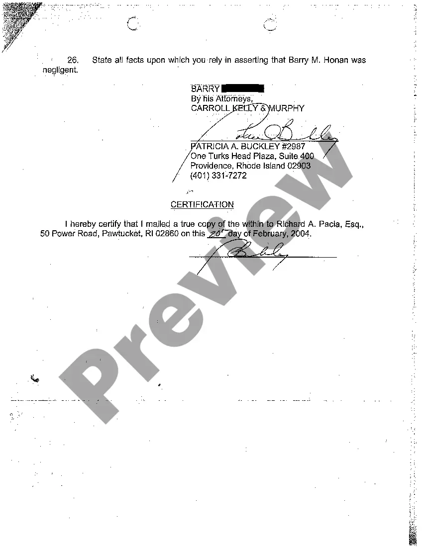 Preview A05 Interrogatories Propounded to Plaintiff