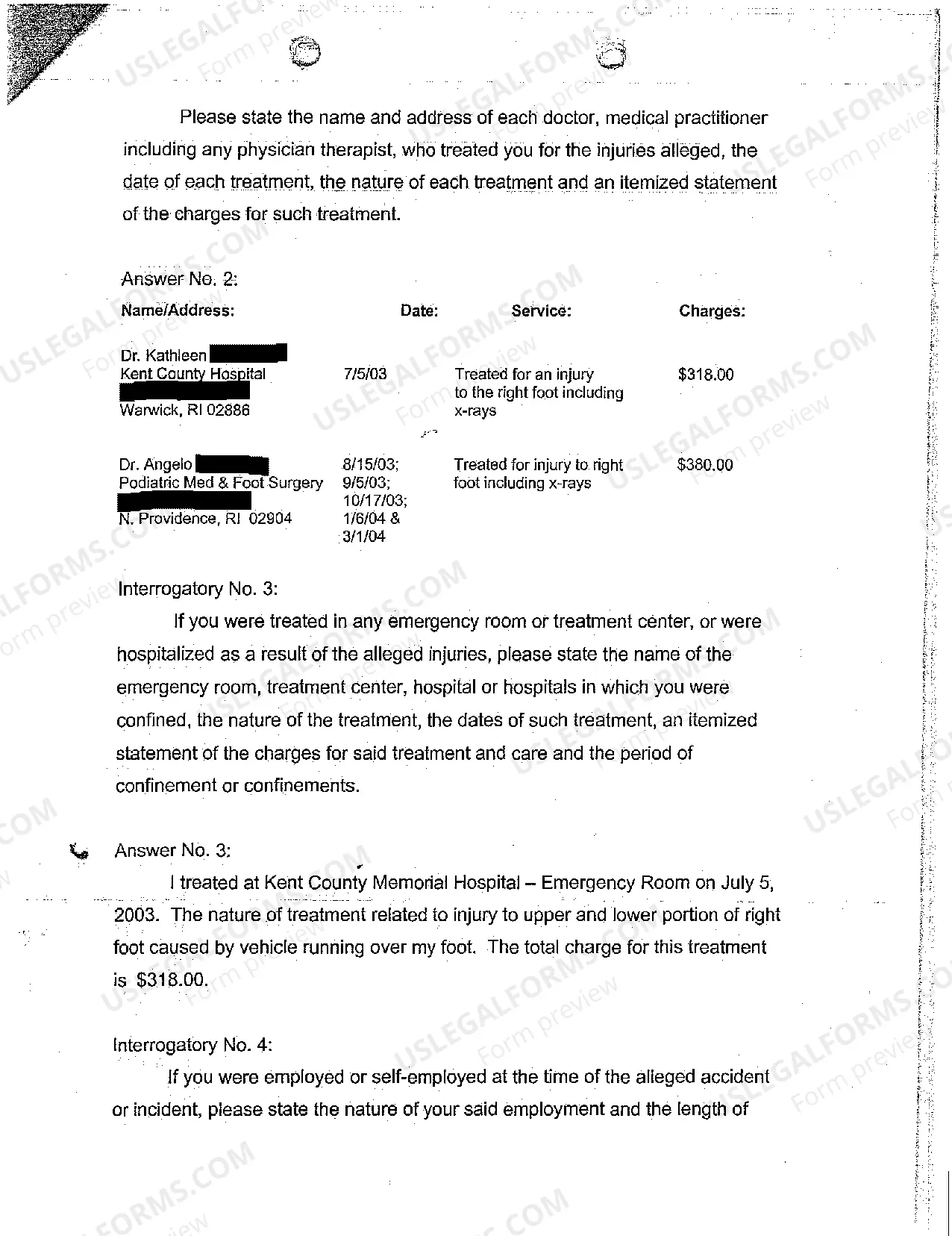 Preview A09 Plaintiff's Answer to Defendant's Interrogatories