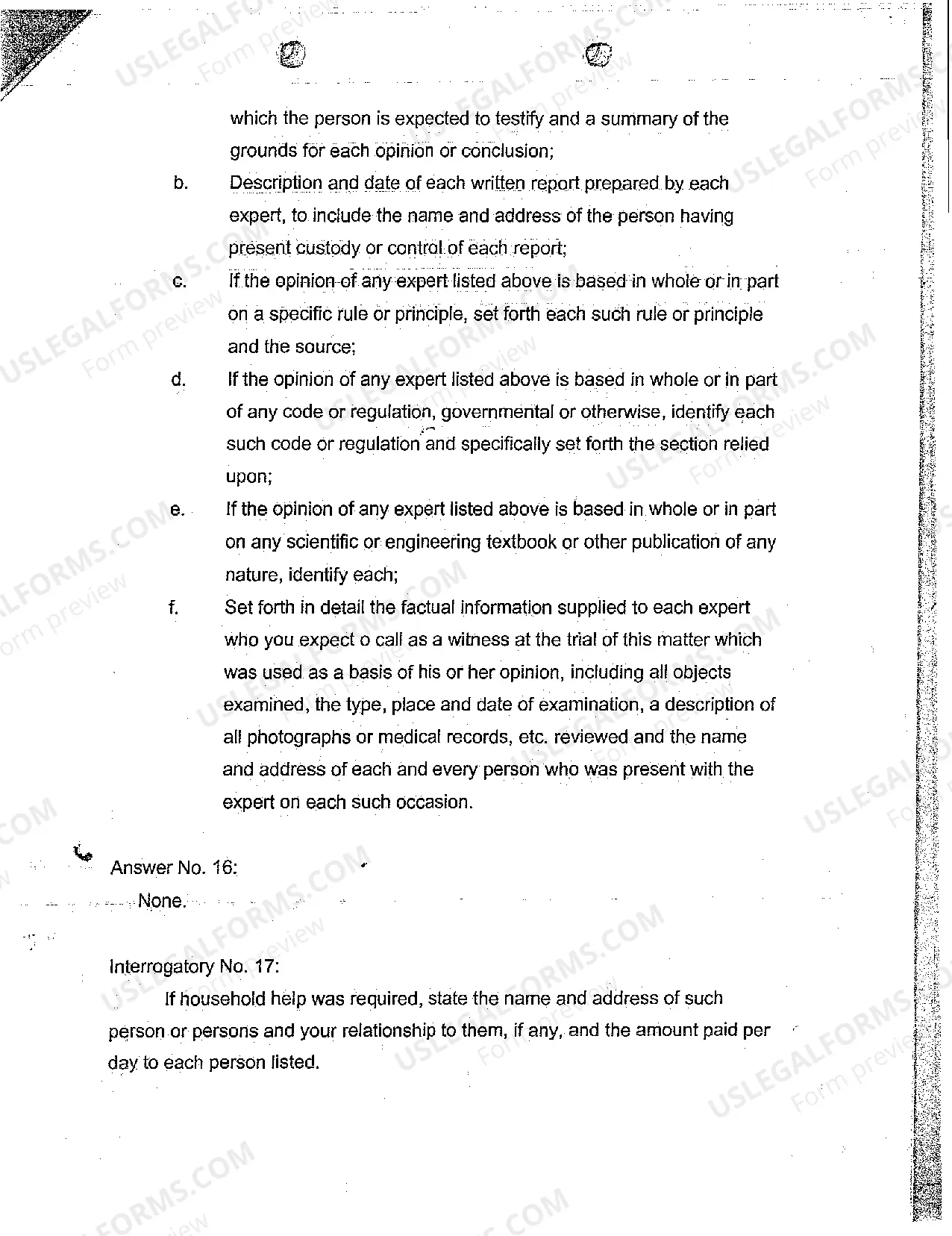 Preview A09 Plaintiff's Answer to Defendant's Interrogatories