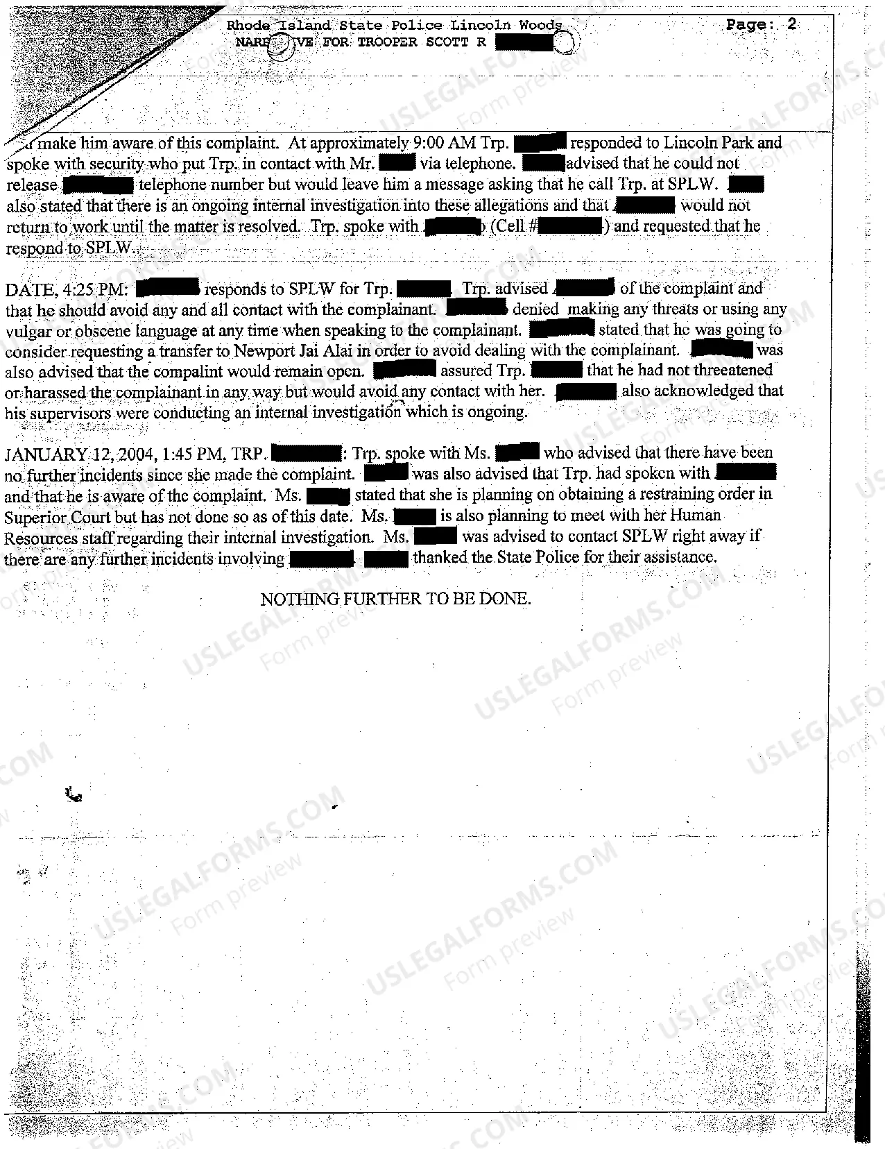 Preview A03 Incident Report