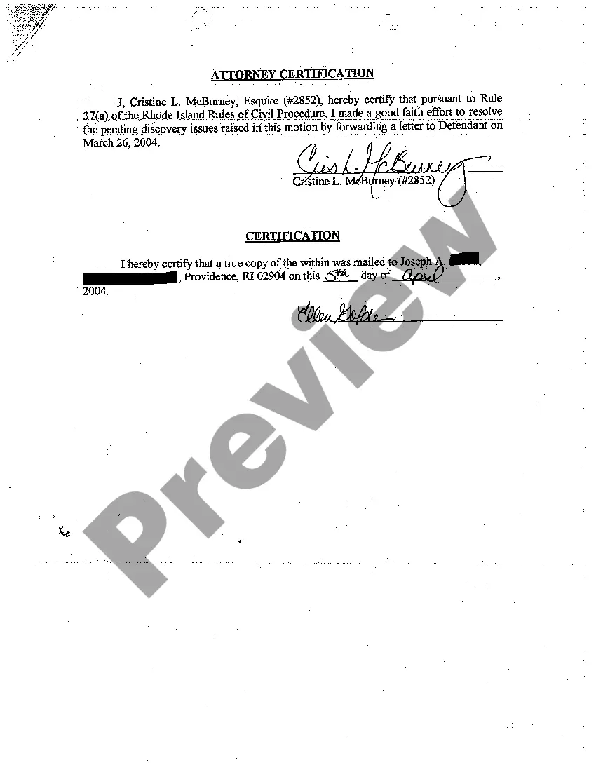 Preview A08 Plaintiff's Motion to Compel Answers to Interrogatories and Production of Documents of Defendant
