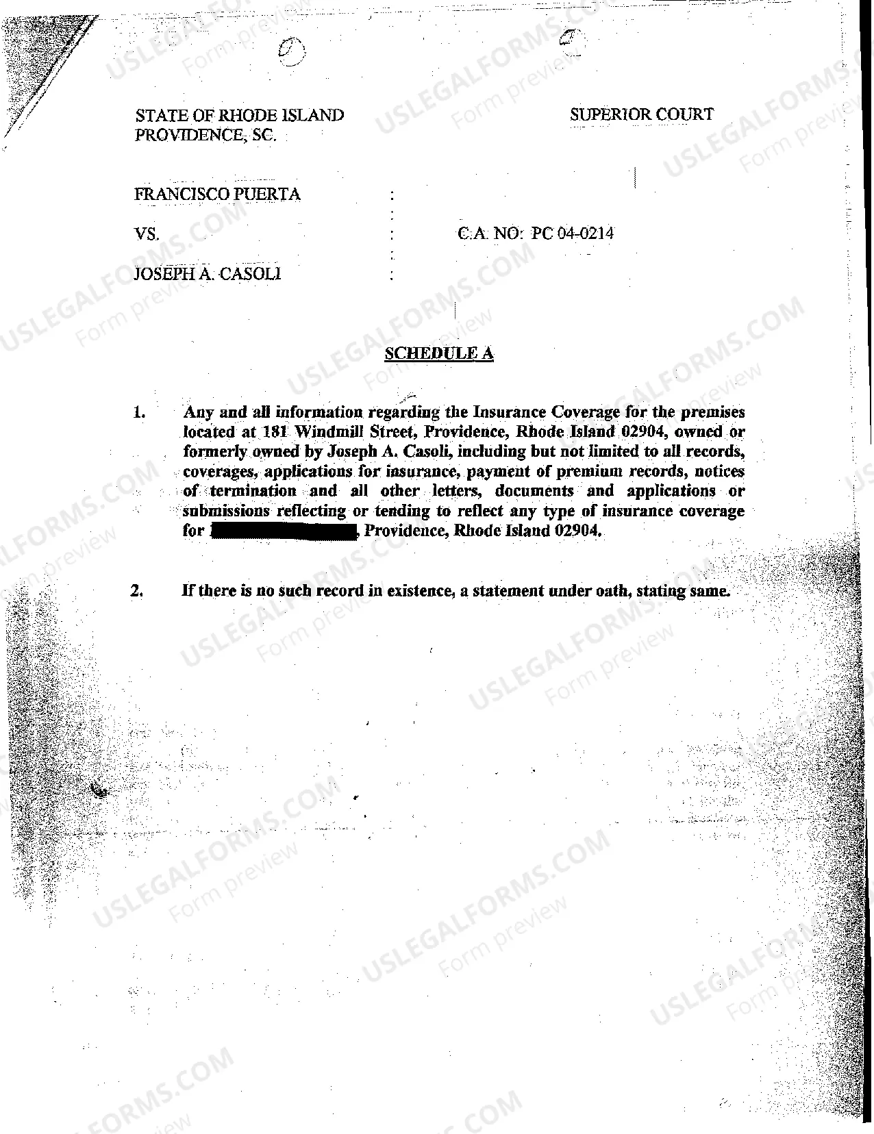 Preview A14 Deposition Subpoena Duces Tecum Keeper of Record of Mortgage Corporation