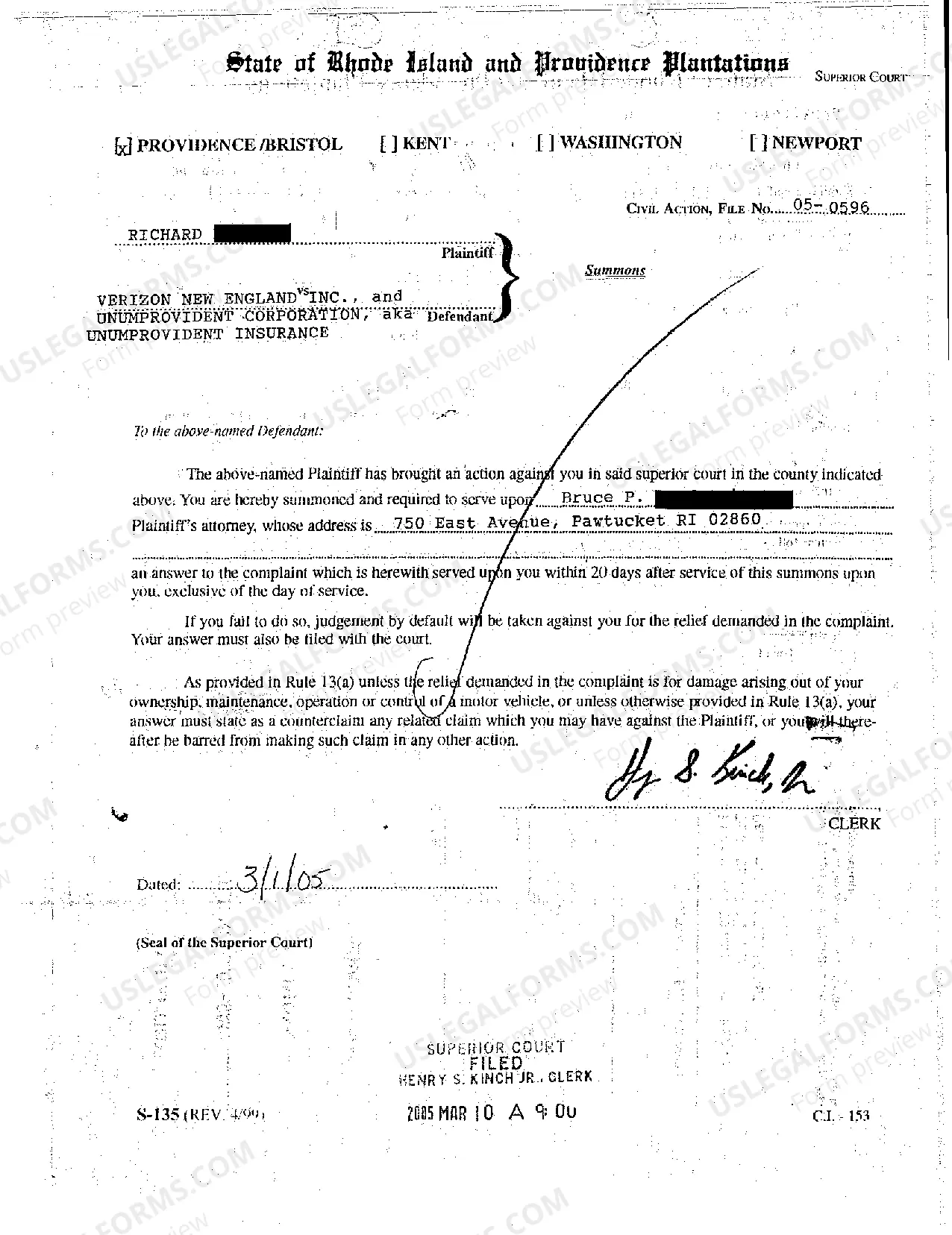 Preview A01 Verified Complaint for Wrongful Termination Due to Employee's Disability