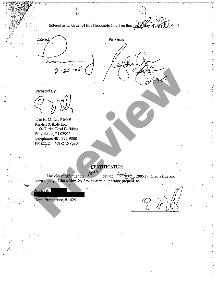 Preview A04 Order Granting Plaintiff's Motion for Issuance of Writ of Replevin