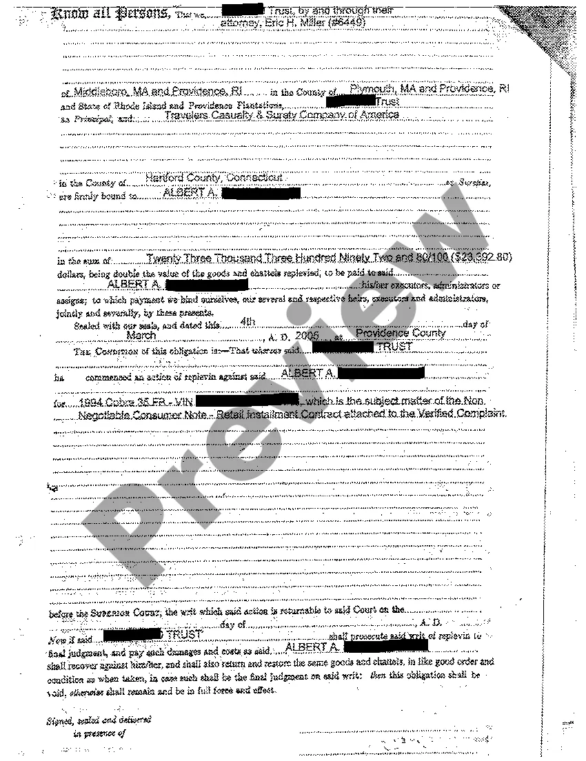 Get A07 Writ of Replevin Preview A07 Writ of Replevin