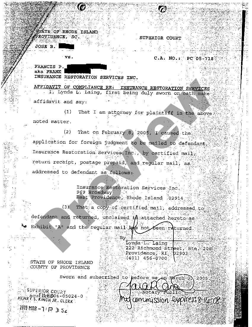 Preview A05 Request for Issuance of Execution