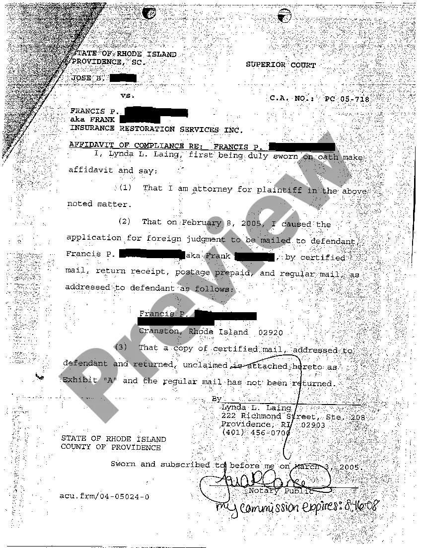 Preview A05 Request for Issuance of Execution