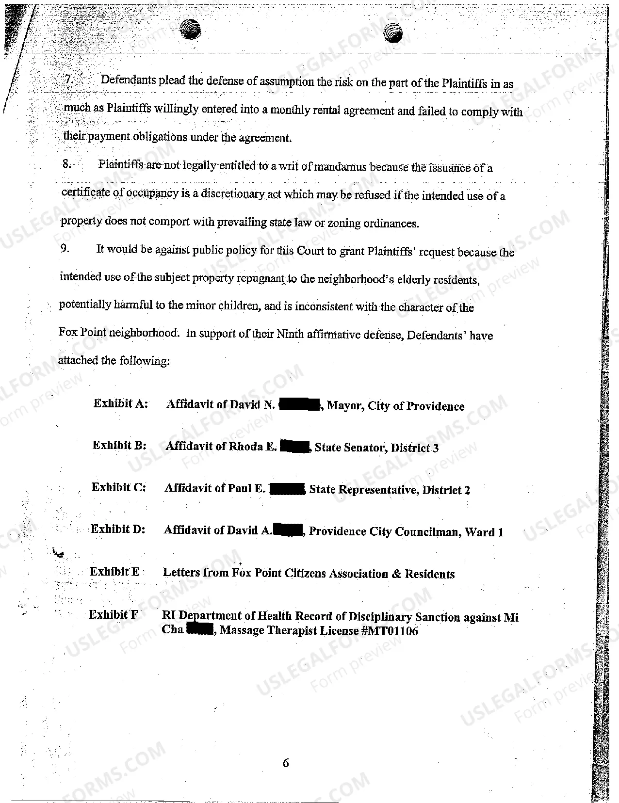 Preview A02 Defendants' Answer to Plaintiffs' Complaint