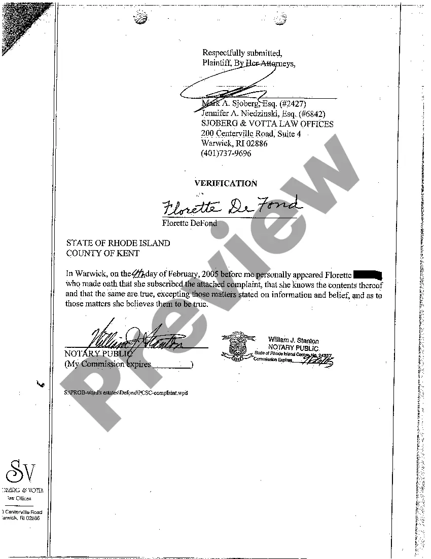 Preview A01 Complaint for Injunctive Relief Requesting Bank to Freeze Account Due to Plaintiff's Incapacity