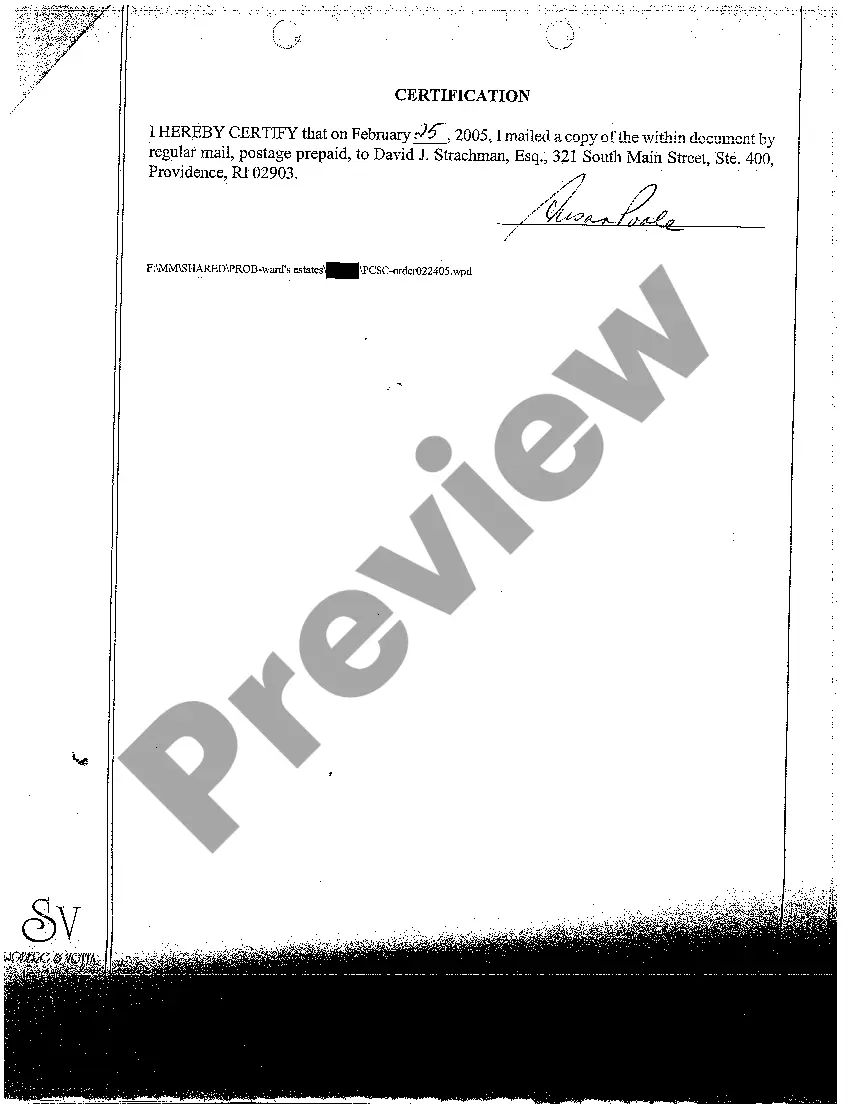 Preview A06 Order Continuing Trial