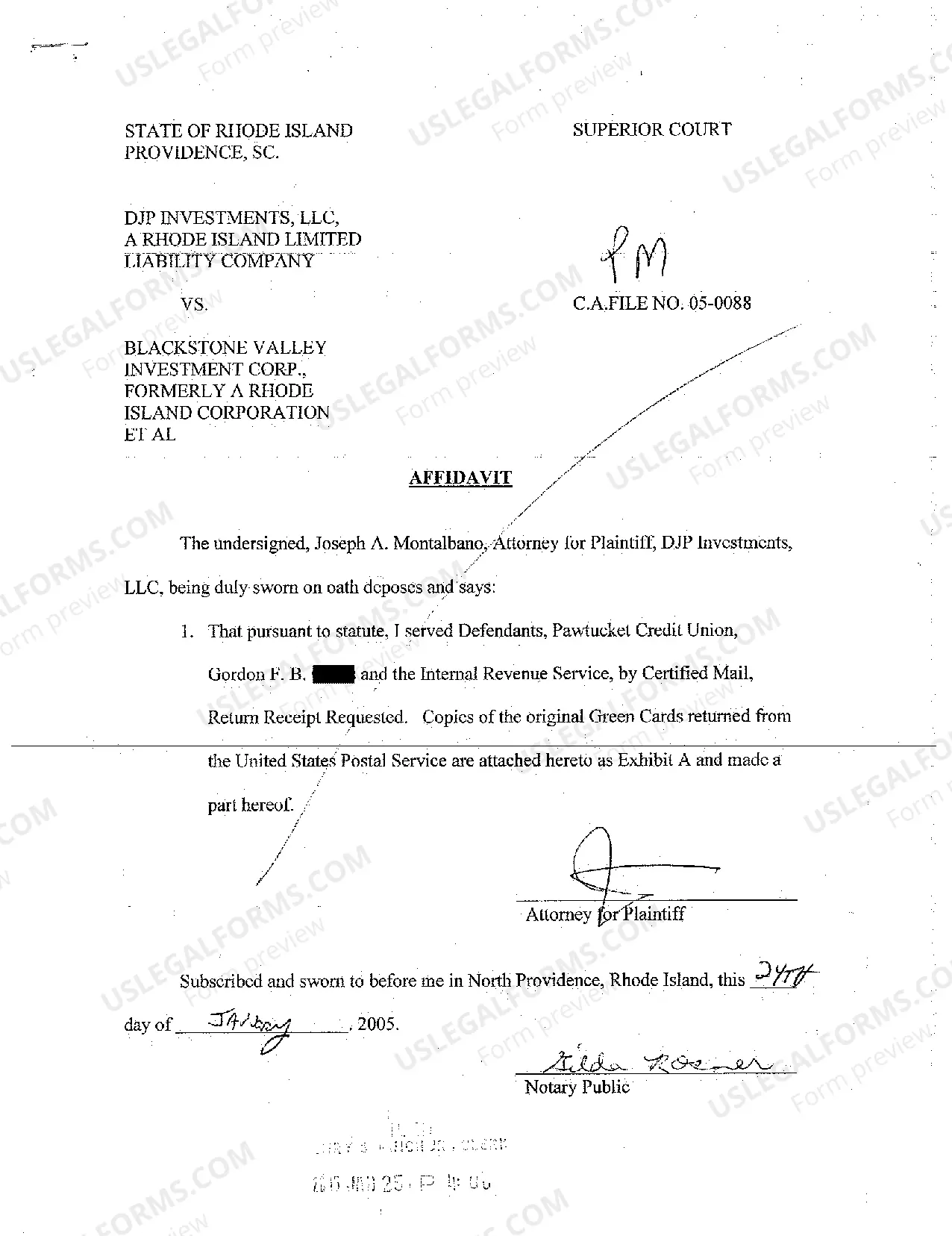 Preview A03 Citation Summons